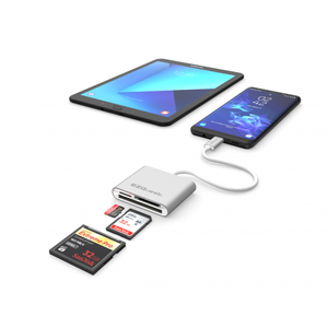 3 Port USB-C Card Reader X40011