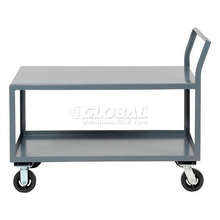 Jamco Service Cart With 2 Shelves 1200 Lb Capacity 60"L X 30"W X 29"H Gray SL360-R6