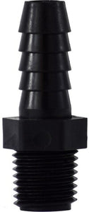 1" Barb X 1/2" MIP Polypropylene Adapter 33307P