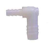 1/2 X 1/4 White Nylon Reducing Hose Barb Union Elbow 33392W