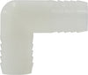 1/2 White Nylon Hose Barb Union Elbow 33394W