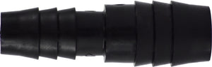 3/8 X 1/4 Black Polyethylene Hose Barb Union Reducer  33406B