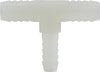 3/8X5/8 White Nylon Reducing Hose Barb Branch Tee 33431W
