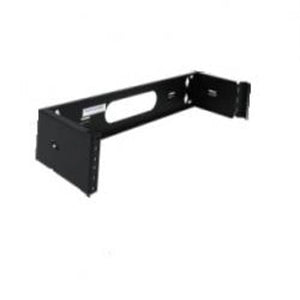 6 Inch Deep 19 Inch Wide Wall Mount Hinged Bracket 2U Single-Sided