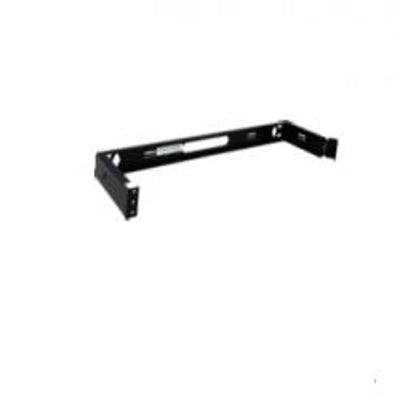 6 Inch Deep 19 Inch Wide Wall Mount Hinged Bracket 1U Single-Sided