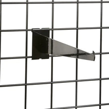Shelf Brackets For Grid Panel - Black Econoco BLK/12KB (Pack of 10)