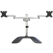Dual Monitor Stand Ergonomic Desktop Monitor Stand for up to 32 VESA Displays Free Standing Articulating Universal Computer Monitor Mount