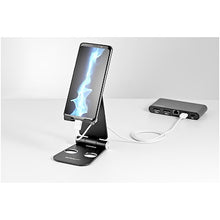Adjustable Multi Angle Ergonomic Cell Phone Stand for Desk Portable Black