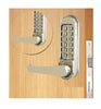 Code Locks CL555BBSS Stainless Steel Code Free Mortise Lock Back to Back