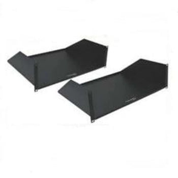 15 Inch Deep Solid Bottom Shelf Rack Single Sided 3U (2-Pack)