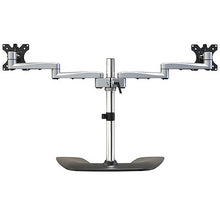 Dual Monitor Stand Ergonomic Desktop Monitor Stand for up to 32 VESA Displays Free Standing Articulating Universal Computer Monitor Mount