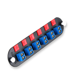 Closet Connector Housing Panel LC Adapters Duplex 12 F 50 µm multimode shuttered CORNING-C CCH-CP12-AD