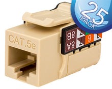 CAT5E Keystone Jack With Data Grade RJ45 8×8 (Pack of 25)