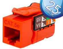 CAT5E Keystone Jack With Data Grade RJ45 8×8 (Pack of 25)