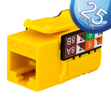 CAT5E Keystone Jack With Data Grade RJ45 8×8 (Pack of 25)