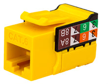 CAT6 Keystone U-Jack With Data Grade RJ45 90° 8×8 (Pack of 25)