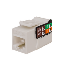 CAT6A Keystone U-Jack With Data Grade RJ45 90° 8×8 (Pack of 25)