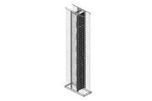 84"H x 10" W Solid Mid Panel for Evolution Vertical Cable Manager Black CPI 35497-708