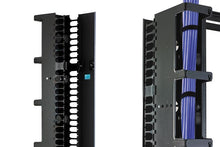 Combination Cabling Section; 7'H x 6"W ; 3"D Racks; BlackCPI 30162-703