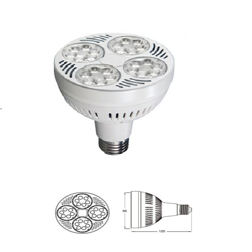 High-output Led Par Lamps E26 25W 50K 120V 25D UL Listed