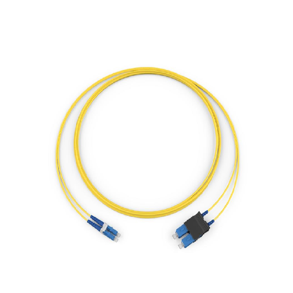 Standard SCUPC Duplex SM SMF Ultra 2F Zipcord Riser Standard Yellow Ja