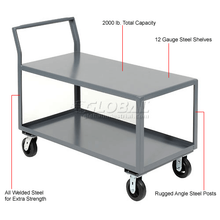Jamco Service Cart With 2 Shelves 1200 Lb Capacity 60"L X 30"W X 29"H Gray SL360-R6
