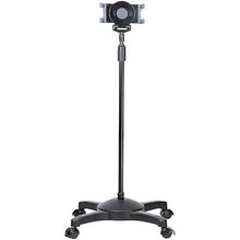 Universal Rolling Floor Stand for Tablets from 7 to 11 inch Portable Tablet Stand w Detachable Tablet Holder