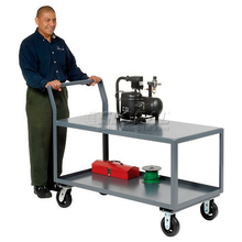 Jamco Service Cart With 2 Shelves 1200 Lb Capacity 60"L X 30"W X 29"H Gray SL360-R6