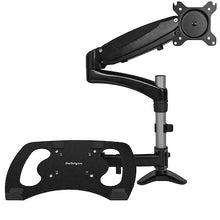 Desk Mount Monitor Arm with Laptop Stand Full Motion