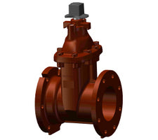 6" FL x MJ 300PSI NRS Resilient Seated Gate Valve 9600FJ6