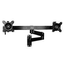 Wall Mount Dual Monitor Arm Articulating Ergonomic VESA Wall Mount for 2x 24 Displays