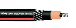 Okoguard URO-J 35kV Underground Primary Distribution Cable - 1/3 Neutral - 420 Mils - Copper Compact Round Conductor