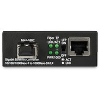 Gigabit Ethernet Fiber Media Converter 850nm LC multimode 550m range on fiber optic interface