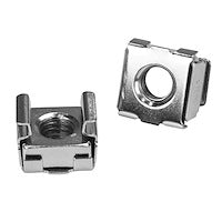M6 Rack Screws and Cage Nuts Rack-Mountable Silver (Pack of 20)