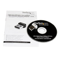 USB 150Mbps Mini Wireless N Network Adapter with 802.11n/g 1T1R USB WiFi Adapter White