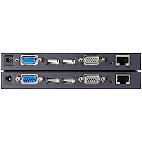 Long Range USB VGA KVM Console Extender over Cat5 UTP - 1000 ft Steel