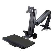 Sit Stand Monitor Arm Desk Mount Adjustable Sit Stand Workstation Arm