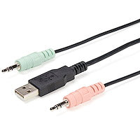 2 Port DisplayPort KVM Switch 4K 60Hz Compact Dual Port UHD DP 1.2 USB Desktop KVM Switch with 4ft Cables & Audio
