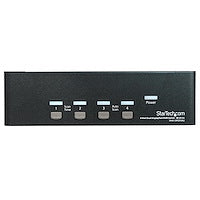 4 Port Dual DisplayPort KVM Switch 4K 60Hz Connected PC and MAC Computers