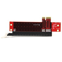 PCI Express X1 to X16 Low Profile Slot Extension Adapter 2.5 Gbps Red Lifetime