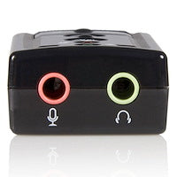 Virtual 7.1 USB Stereo Audio Adapter External Sound Card into a Turn a USB port Maximum Data Transfer 480 Mbps