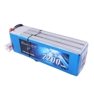 Gens Ace 2200mAh 6S1P 22.2V 45C Lipo Battery Pack With EC3 Plug