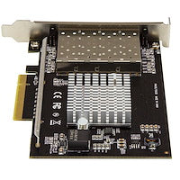 Quad Port 10G SFP+ Network Card Intel XL710 Open SFP+ Converged Adapter 0GbE Fiber Optic LAN Card