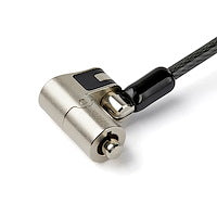 3-in-1 Universal Laptop Cable Lock Keyed Laptop/Desktop Security Cable Lock 6.5ft Push-to-Lock Button