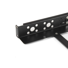 1U 19" Fixed Adjustable Depth Universal Server Rack Rails Steel Black