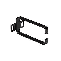1U Vertical Server Rack 1.8x3.9" Cable Management D-Ring Hook Vertical Black