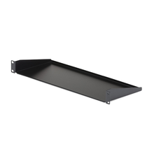 1U Server Rack Shelf Universal Rack Mount Cantilever Shelf 7" Deep Tray Heavy Duty Steel For 19" Network Equipment Rack Black