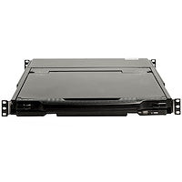 Dual Rail Rackmount KVM Console Single Port DVI/VGA KVM w/17" LCD Monitor for Server Rack