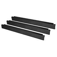 1U Blanking Panels Tool Less Blank Rack Panels Front Mount Black (Pack of 10)