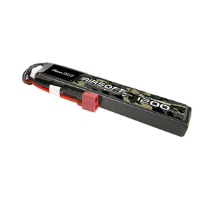 Gens Ace 1200mAh 3S1P 11.1V 25C Airsoft Battery With Dean Plug